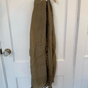 Elegant Olive Green Scarf